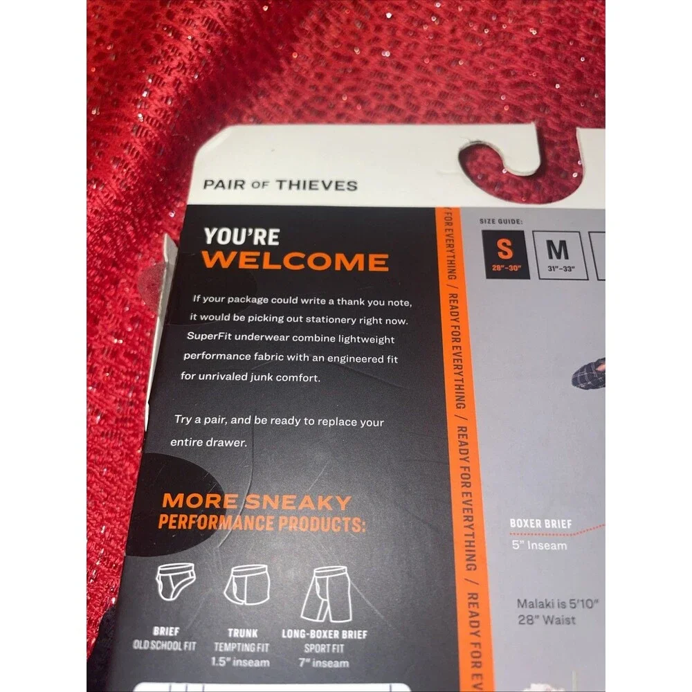 Pair Of Thieves Mens Super Fit Vented Mesh Cooling Comfort Boxer Brief 2 Pack S
